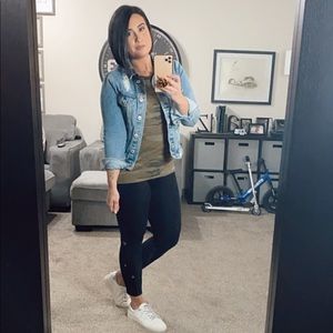 Crew neck camo shirt